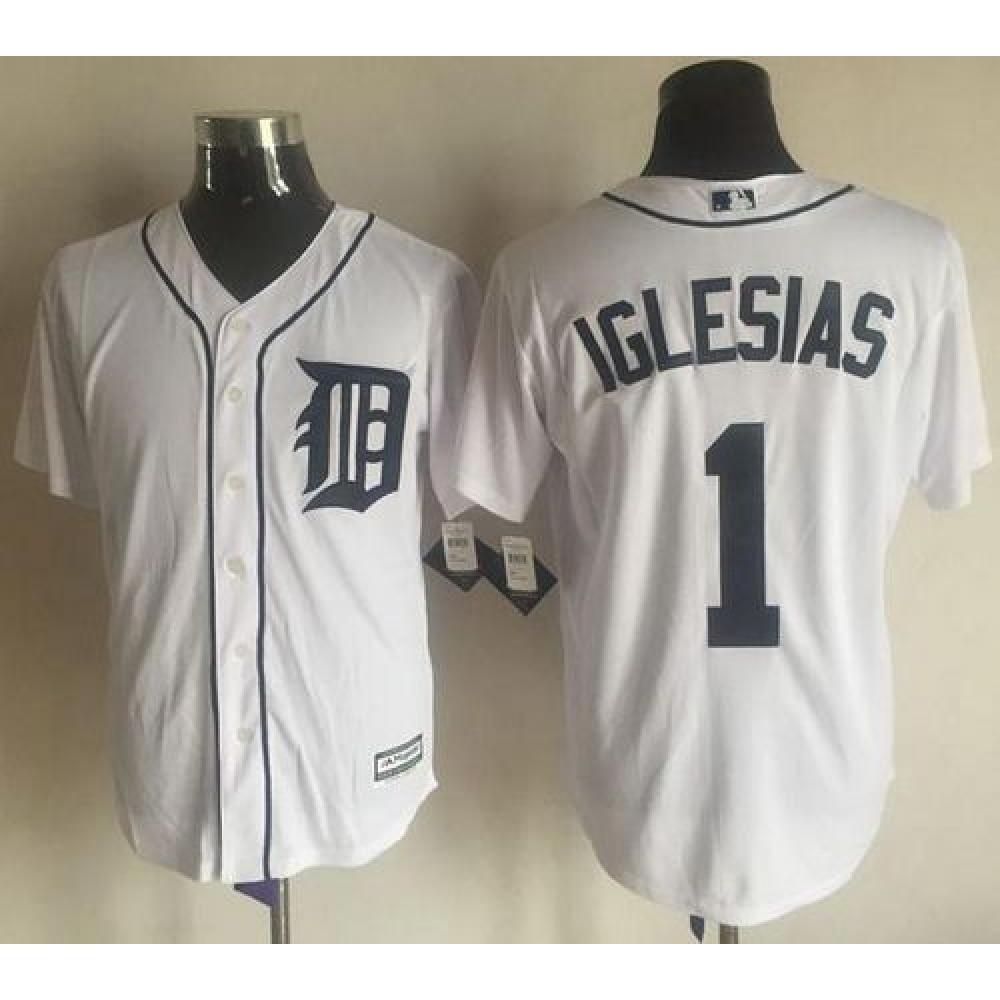 Tigers_1_Jose_iglesias_White_New_Cool_Base_Stitched_MLB_Jersey_Rxrjevly5