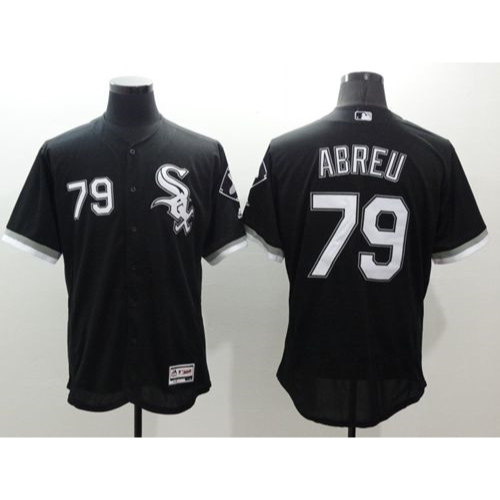 White_Sox_79_Jose_Abreu_Black_Flexbase_Authentic_Collection_Stitched_MLB_Jersey_hMdYJbRTm